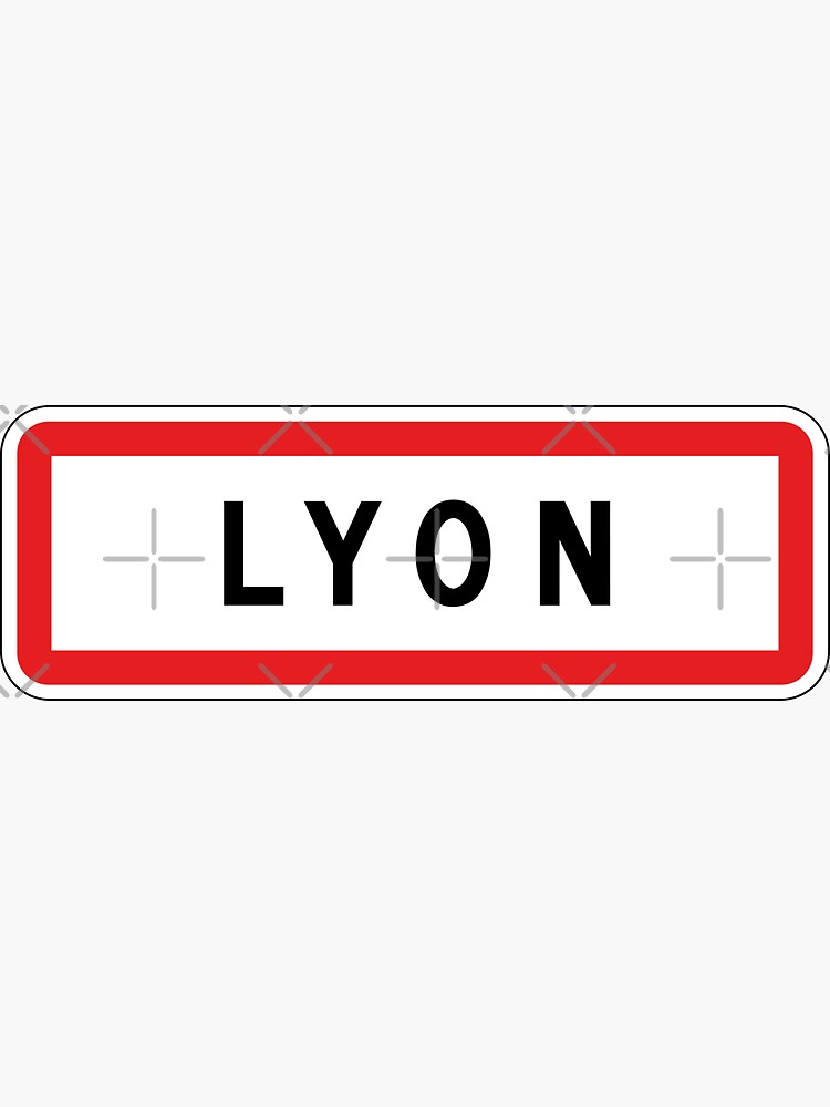 Thumbnail 3 of 3, Sticker, Lyon City panel designed and sold by BubbleManShop.