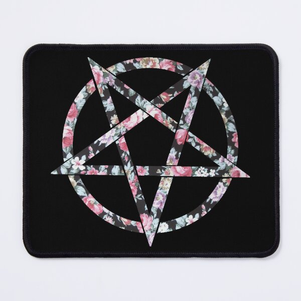 Item preview, Floral Pentagram designed and sold by Apocalyptopia.