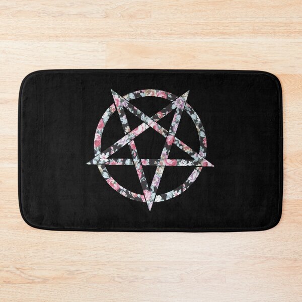 Item preview, Floral Pentagram designed and sold by Apocalyptopia.