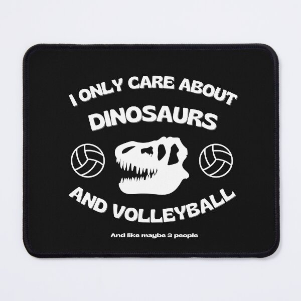 Item preview, Volleyball Dinosaur Skull Text Words designed and sold by iHeartDinosaurs.
