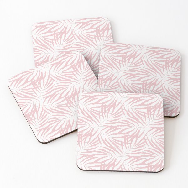 Item preview, Tropical Leaves Pink and White designed and sold by Susan Link.