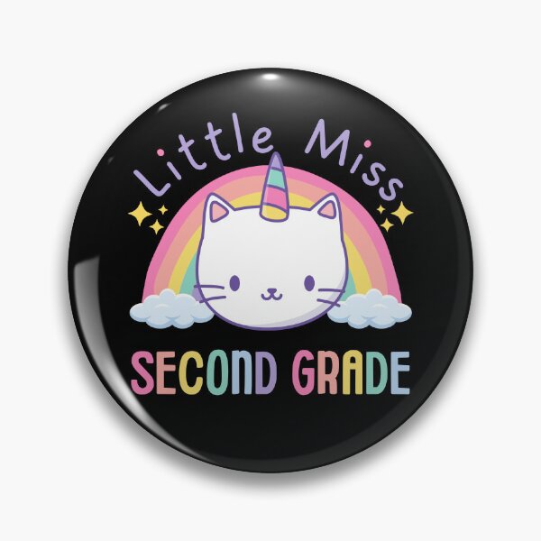 Item preview, Little Miss Second Grade 2nd Grade Rainbow Caticorn Unicorn Cat Back to School designed and sold by jasmynnoel.
