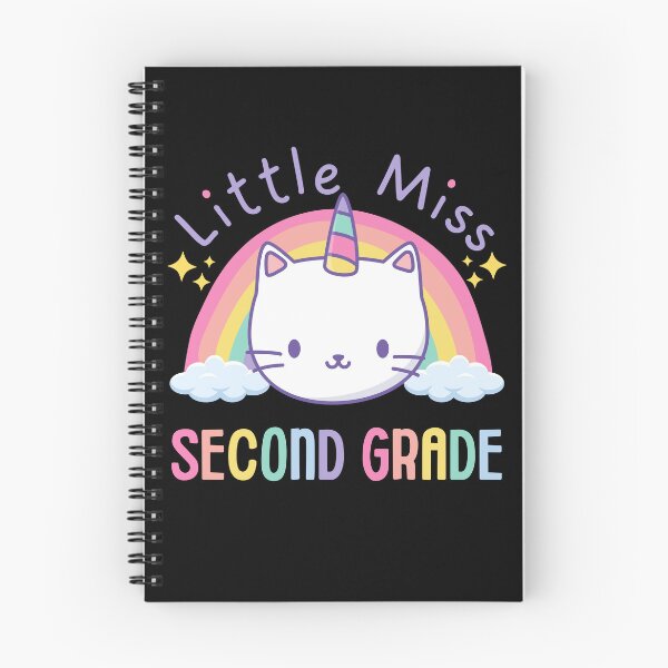 Item preview, Little Miss Second Grade 2nd Grade Rainbow Caticorn Unicorn Cat Back to School designed and sold by jasmynnoel.