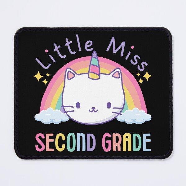 Item preview, Little Miss Second Grade 2nd Grade Rainbow Caticorn Unicorn Cat Back to School designed and sold by jasmynnoel.