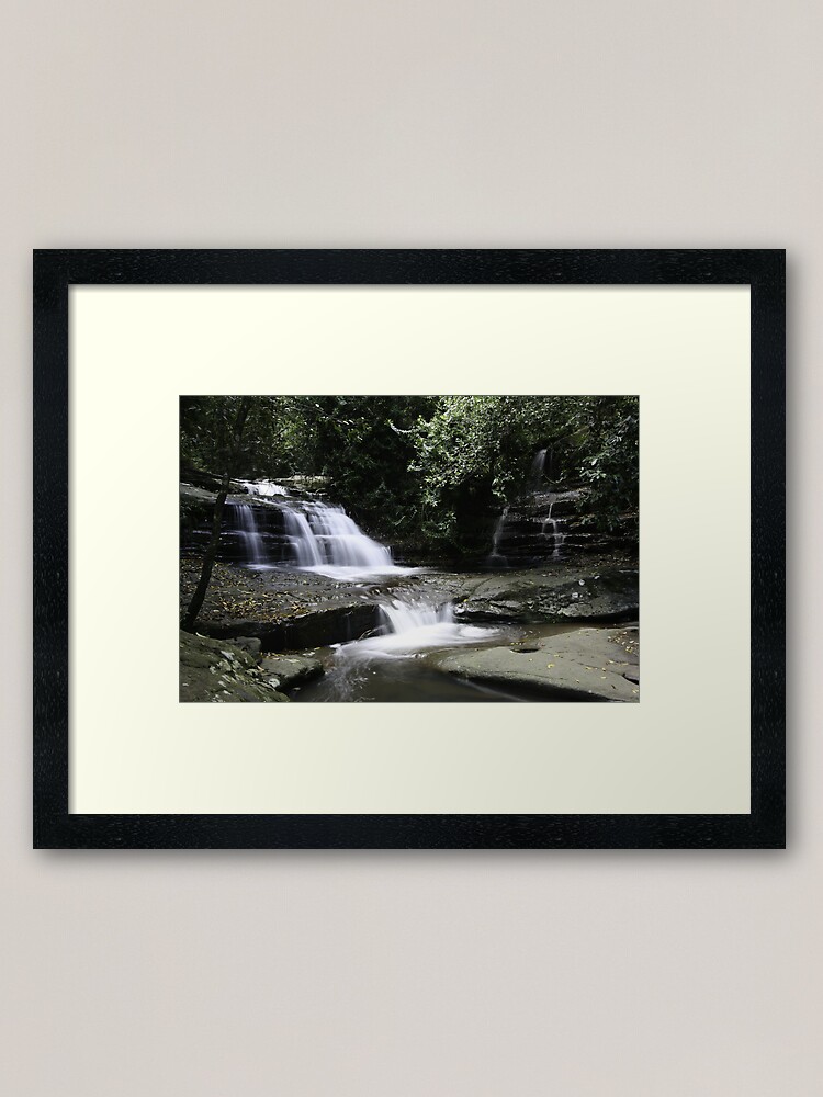 Alternate view of Serenity Falls Framed Art Print