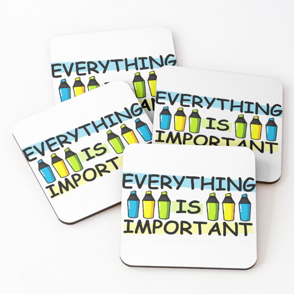 Item preview, Everything is Important designed and sold by GoobyCloud.