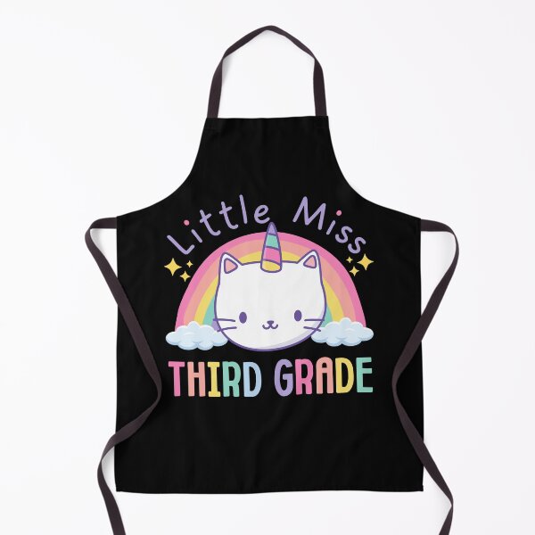 Item preview, Little Miss Third Grade 3rd Grade Rainbow Caticorn Unicorn Cat Back to School designed and sold by jasmynnoel.