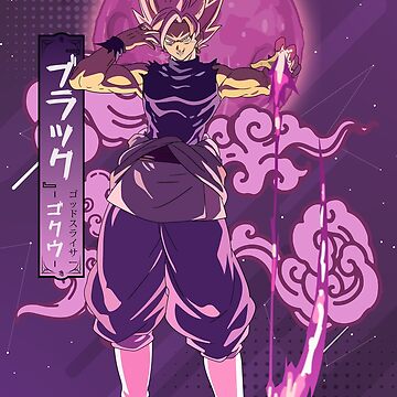 Goku Black Rose Super Saiyan 4 Poster for Sale by reelanimedragon