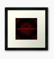 Generated Heat Framed Print