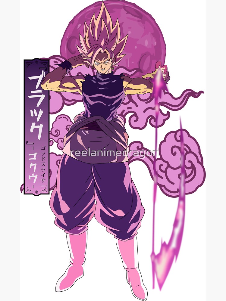 Rose Goku Black Manga Art  Magnet for Sale by Tammy1971