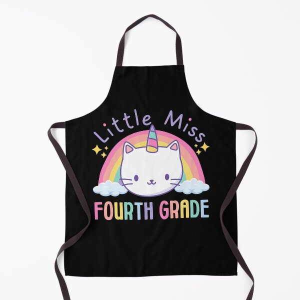 Item preview, Little Miss Fourth Grade 4th Grade Rainbow Caticorn Unicorn Cat Back to School designed and sold by jasmynnoel.