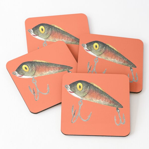 Item preview, Fishing Lure Watercolor designed and sold by KimberlyShawArt.