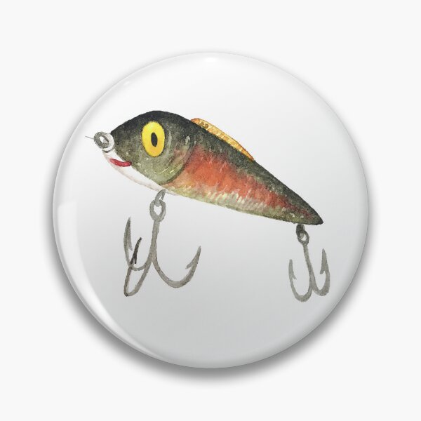 Item preview, Fishing Lure Watercolor designed and sold by KimberlyShawArt.