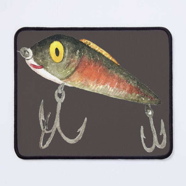 Item preview, Fishing Lure Watercolor designed and sold by KimberlyShawArt.