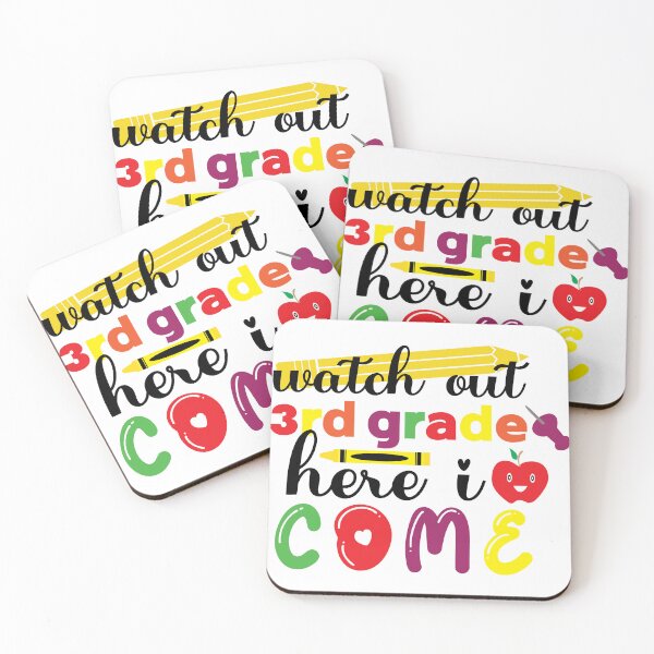 Item preview, Watch out 3rd grade here I come, Back to School, First day of School designed and sold by BlueDiamond-19.