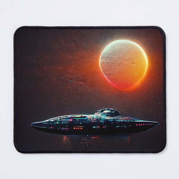 Item preview, An Old Starship In Orbit designed and sold by 2Piglets.