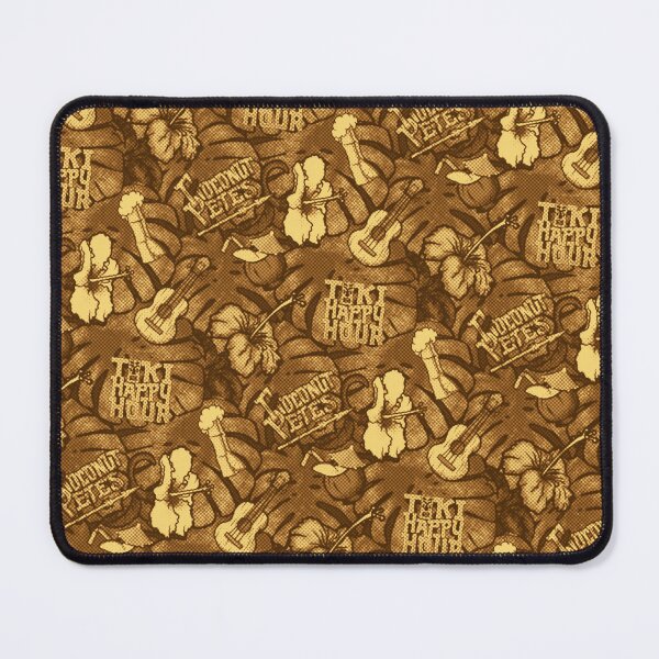 Item preview, Mocha Banana Tiki Pattern designed and sold by YeahYNot.