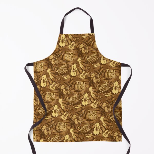 Item preview, Mocha Banana Tiki Pattern designed and sold by YeahYNot.