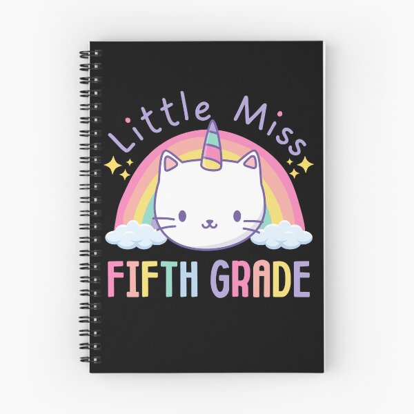 Item preview, Little Miss Fifth Grade 5th Grade Rainbow Caticorn Unicorn Cat Back to School designed and sold by jasmynnoel.