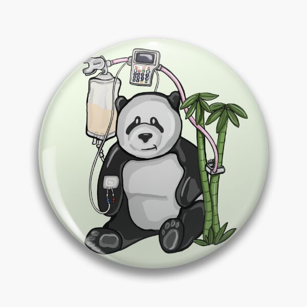 Item preview, Panda with TPN Infusion designed and sold by InclusiveDinos.