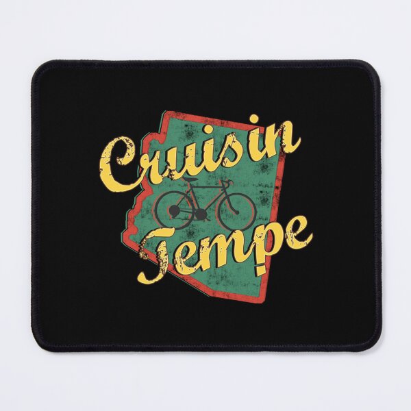 Item preview, Bike Cycling Bicycle Cruising Tempe Arizona Fitted T-Shirt designed and sold by vergiekaerin.