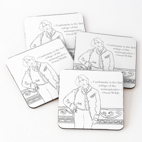Item preview, Oscar Wilde On Conformity (Transparent) designed and sold by atlaswishlist.