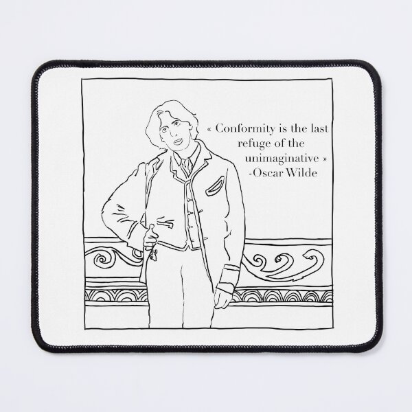 Item preview, Oscar Wilde On Conformity (Transparent) designed and sold by atlaswishlist.