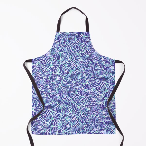 Artikelvorschau, Blue and Purple Spiral Giraffe Print entworfen und verkauft von Carolina Diaz.
