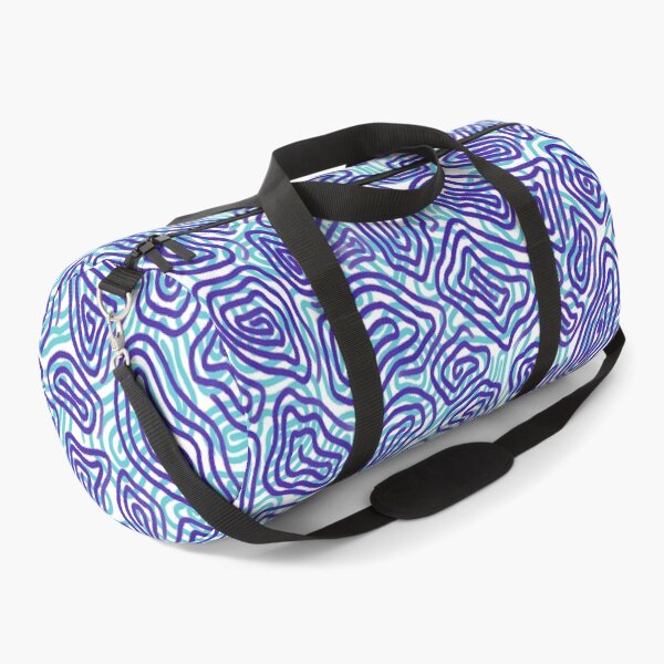 Item preview, Blue and Purple Spiral Giraffe Print designed and sold by Carolina Diaz.