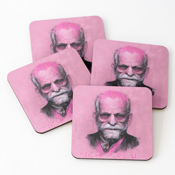 Aperçu de l'œuvre Freud rose créée et vendue par FreshAirShop.