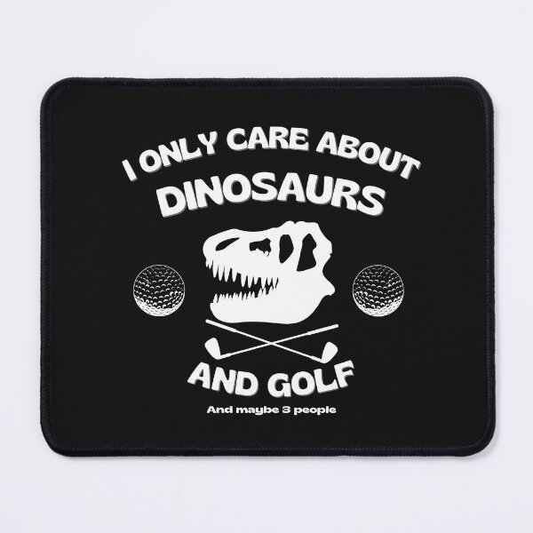 Item preview, Golf Dinosaur Skull Text Words designed and sold by iHeartDinosaurs.
