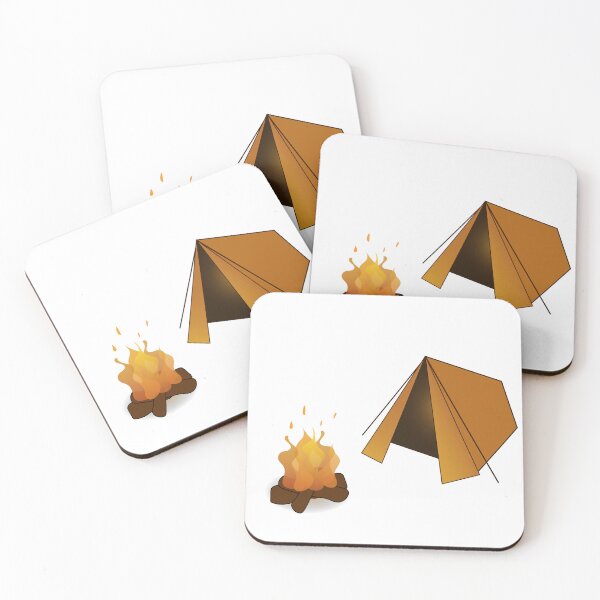 Item preview, Campfire and Tent designed and sold by cylinamoravy.