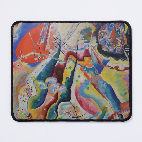 Item preview, Red Chalkboard, Abstract, Wassily Kandinsky designed and sold by Vintage-Artwork.