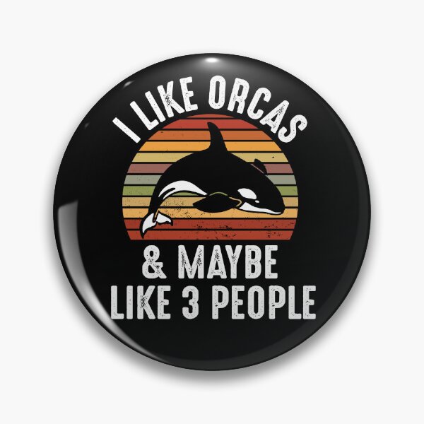 Item preview, I Like Orcas and Maybe 3 People designed and sold by Ela-Designer.