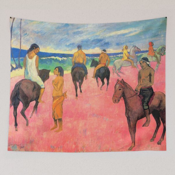 Item preview, Paul Gauguin "Horseman on the Beach (Hiva Hoa)" designed and sold by Alexandra Dahl.