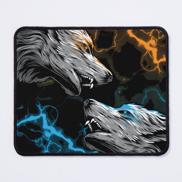 Item preview, Electric Wolves designed and sold by Vintage-Artwork.