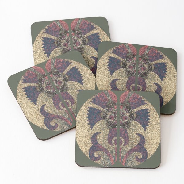 Item preview, Stylised Floral on Gold designed and sold by NJGarms.