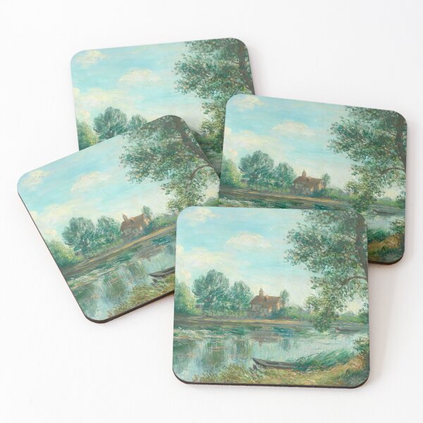 Item preview, Banks of the Loing in Saint-Mammès Alfred Sisley designed and sold by OldTimeArt.