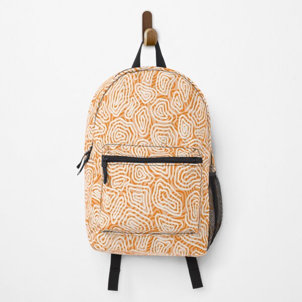 Item preview, Orange Spiral Giraffe Print designed and sold by Carolina Diaz.