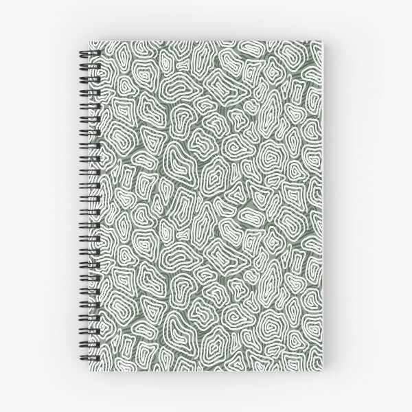 Artikelvorschau, Sage Green Spiral Giraffe Print entworfen und verkauft von Carolina Diaz.