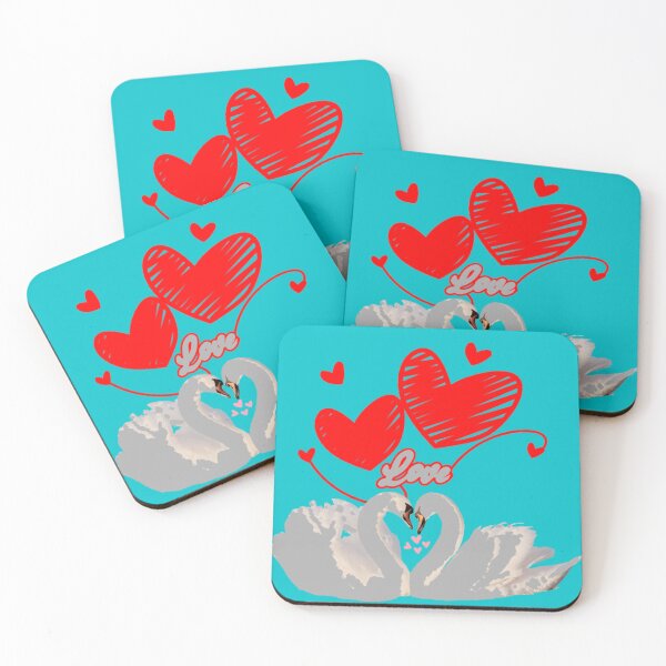 Item preview, Swan Love (Blue) designed and sold by TheHustla.