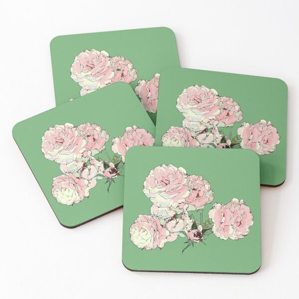 Item preview, Pink Roses - Original floral design designed and sold by Glenn Mueller.