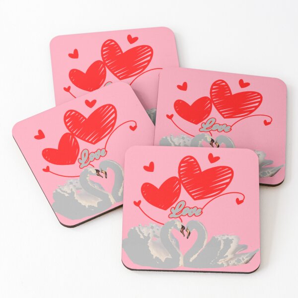 Item preview, Swan Love (Pink) designed and sold by TheHustla.