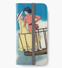 Glücklich immer danach - Howls bewegliches Schloss - Studio Ghibli iPhone Flip-Case/Hülle/Skin