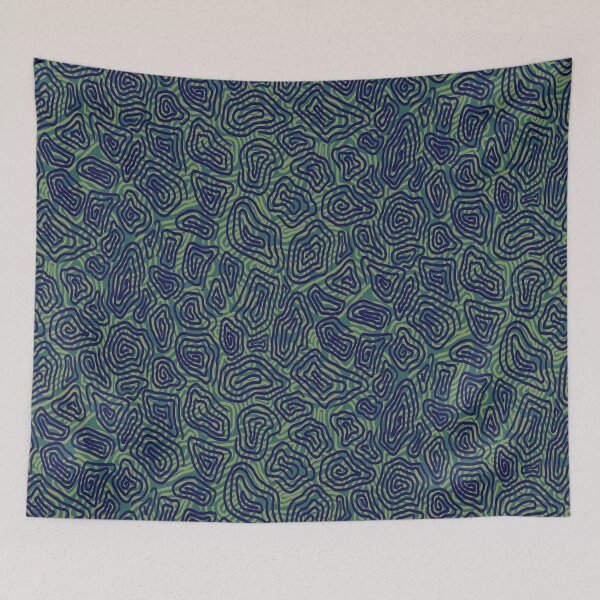 Artikelvorschau, Dark Green Spiral Giraffe Print entworfen und verkauft von Carolina Diaz.