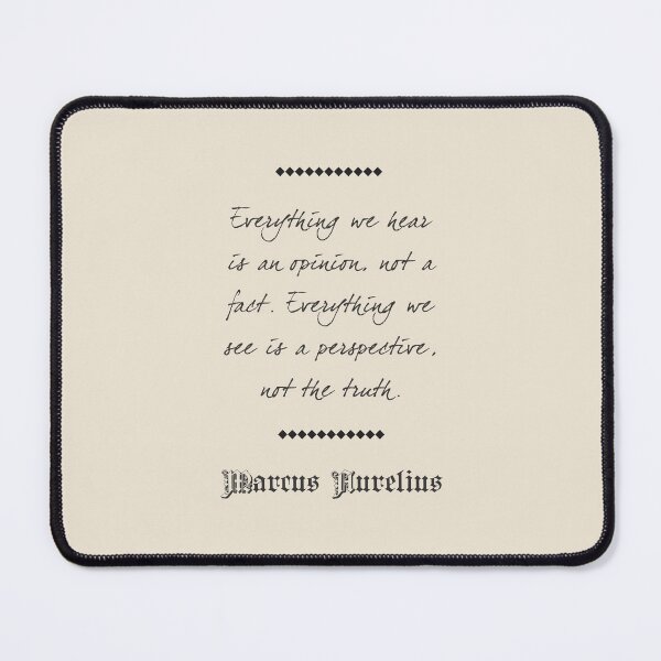 Item preview, Marcus Aurelius - Stoic Caesar - Everything we hear is an opinion, not a fact. Everything we see is a perspective, not the truth. - Stoicism quote designed and sold by ArcFoundationCo.