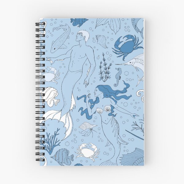 Item preview, under the sea - blue seamless pattern designed and sold by kobyakov.