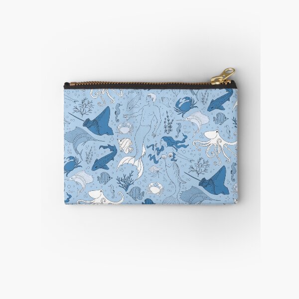 Item preview, under the sea - blue seamless pattern designed and sold by kobyakov.
