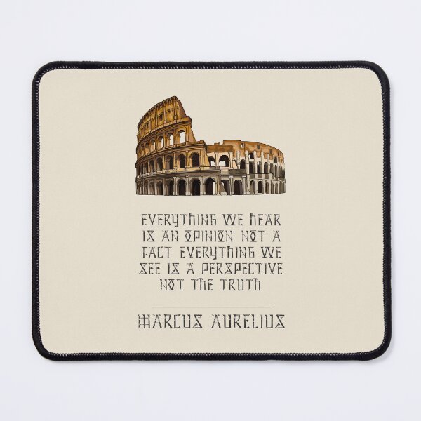 Item preview, Marcus Aurelius - Stoic Caesar - Everything we hear is an opinion, not a fact. Everything we see is a perspective, not the truth. - Stoicism quote designed and sold by ArcFoundationCo.