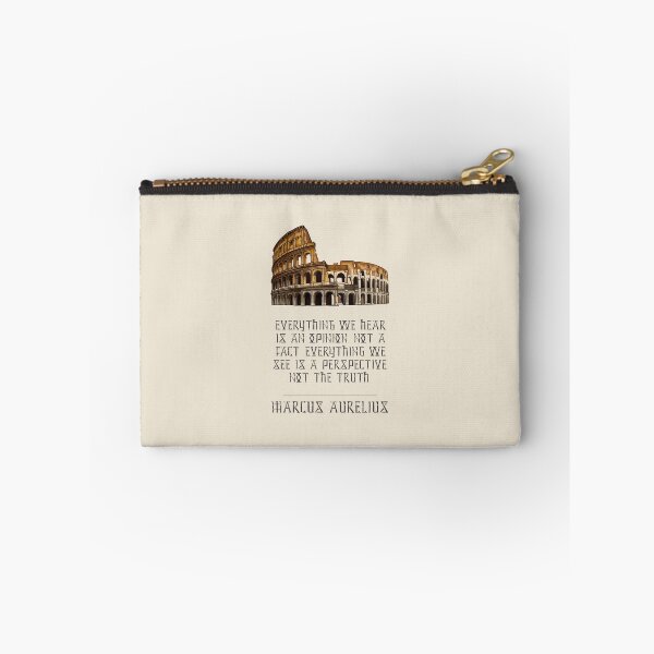Item preview, Marcus Aurelius - Stoic Caesar - Everything we hear is an opinion, not a fact. Everything we see is a perspective, not the truth. - Stoicism quote designed and sold by ArcFoundationCo.
